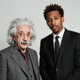real photo taken of Tyler The Creator and Einstein in 1923