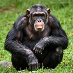 chimpanzee obese