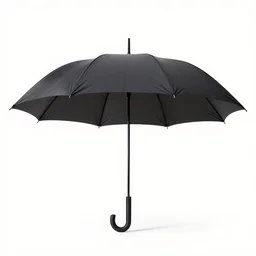 elegant umbrella, studio product photography, isolated on a pure white background, centered, entire object in frame, sharp focus, soft studio lighting