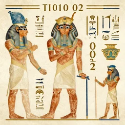 graphic design, poster, egyptian hieroglyphs, egyptian artifacts, time : august 2 0 2 2, location : metropolitan museum of art