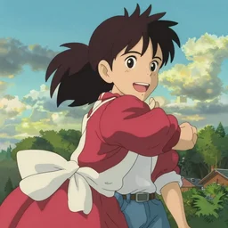 space sci-fi anime, amazing, beautiful, studio ghibli