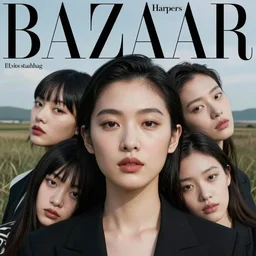 professional close - up wide portrait of a beautiful woman, lain iwakura, dream symbolism, surreal, simon stalenhag, chie yoshii, casey weldon, martine johanna, tim walker, harper's bazaar art fashion magazine, id magazine, intricate, 8 k render in octane, sharp focus, award winning landscape photography