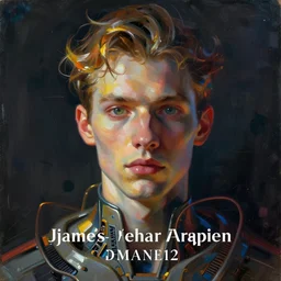 a portrait, art by james jean, abstract technology,