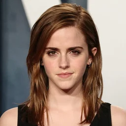 Emma Watson cross eyed