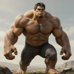 game concept art, muscular hulk, hyperrealism, artstation, cgsociety, zbrush, no background