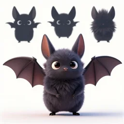 portrait character design a young cute fluffy bat, style of maple story and zootopia, 3 d animation demo reel, portrait studio lighting by jessica rossier and brian froud and gaston bussiere