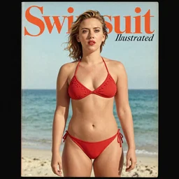 Scarlett Johansson on the cover of Swimsuit Illustrated (1940)