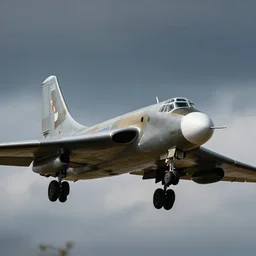 portrait of an avro vulcan bomber taking off, raf, bomber, cold war, detailed, ultrarealistic, cinematic lighting, photograph