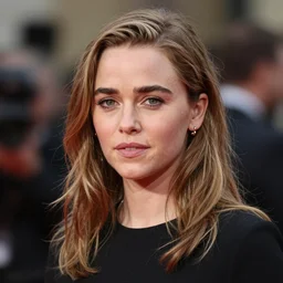 photo of emilia clarke, photorealism