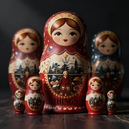 stranger things matryoshka dolls