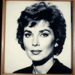 individual silk screen portrait of jacqueline kennedy by andy warhol