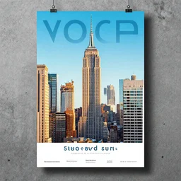 city poster of new york