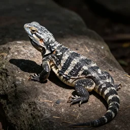 an argentine black and white tegu