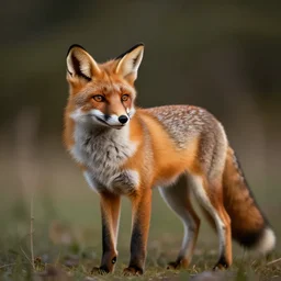 humanoid golden appalachian fox