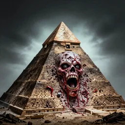 pyramid head, horror, gruesome, optical illusion