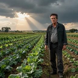 dr mehmet oz as frankenstein, farming vegetables