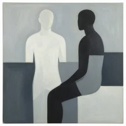 create a painting that is a abstract representation of the human condition