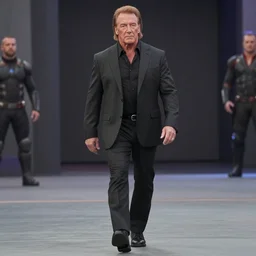 a still of Vince McMahon walking from Avengers Endgame