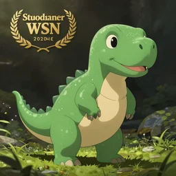 a green anthropomorphic dinosaur in the style of studio ghibli, adorable and whimsical, fantasy, elegant, digital painting, artstation, unreal engine, octane render, concept art, matte, sharp focus, high contrast, illustration