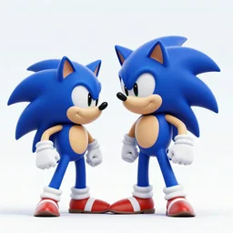 Obama fighting against Sonic in a 2D fi