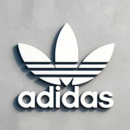 adidas logo 3 d graffiti