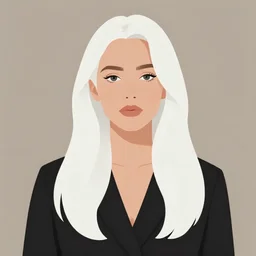 jamie lee curtis, tired, intelligent, powerful, white hair, loving eyes, fully clothed, wise, beautiful, by stanley artgerm, soft lighting, trending on artstation, flat colour, geometric curves