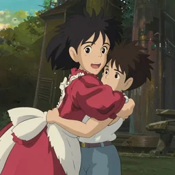 still image from the new studio ghibli animated film'the evil presidential candidate'