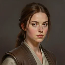 portrait of a woman by Greg Rutkowski, Mary Elizabeth Winstead as Jaina Solo from Star Wars Expanded Universe, scifi, highly detailed portrait, digital painting, artstation, concept art, smooth, sharp foccus ilustration, Artstation HQ