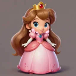 princess daisy from super mario as realistic cute brunette human character art portrait, matte fantasy painting, deviantart artstation, by jason felix by steve argyle by tyler jacobson by peter mohrbacher, cinema c 9. 0