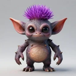 thistle goblin monster, symmetrical, highly detailed, digital art, sharp focus, trending on art station