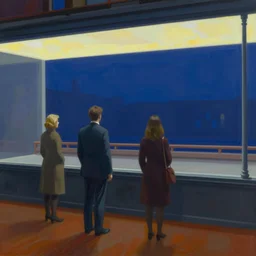 nighthawks, by edward hopper