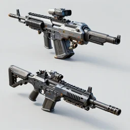 new technology machine guns futuristic unreal engine attachments development inventions digital painting high detail sharp 4 k 8 k trending on artstation