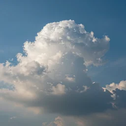 3 d clouds, sunny day