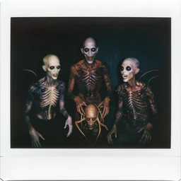 1 9 8 3 polaroid snapshot of eldritch abominations, lovecraft horror