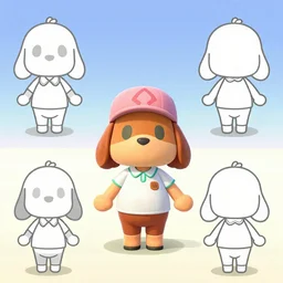 ABBA in animal crossing, concept art