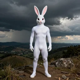 conan o ’ brien in bunny costume, photo quality