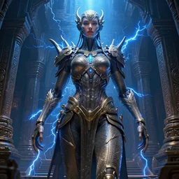hyperrealistic beautiful cinematic cyborg, insanely detailed ancient alien temple, blue lightning, stunning 3 d render inspired by istvan sandorfi & greg rutkowski, perfect symmetry, dim volumetric cinematic lighting, 8 k octane comprehensive render, extremely mega hyper - detailed and lifelike attributes & atmosphere, intricate, realistic flesh texture, masterpiece, artstation, stunning,