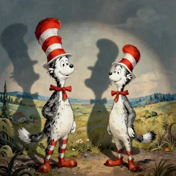 The East Coast–West Coast hip hop rivalry illustrated by Dr Seuss