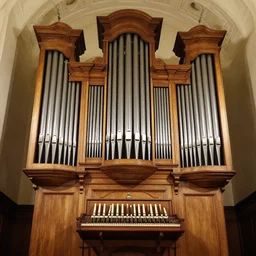 the king of instruments, the pipe organ, by picasso