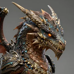 close up headshot extremely detailed Concept, 3d Dragon concept artwork character design by Charlie bowater, in the style of League of legends, ARK survival, Skyrim HD, Breath of the wild, high detail, detailed feathers, textures, scales and fur, 3d render
