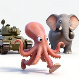 pixar octopus running brontosaurus atat elephant googly eyes, military tank fury road iron smelting pits space marines, highly detailed cinematic scifi render of 3 d sculpt of spiked gears of war skulls, military chris foss, john harris, hoover dam'aircraft carrier tower'beeple, warhammer 4 0 k, halo, halo, mass effect