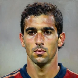 portrait of luis figo, painting by paula rego, high detail, high resolution