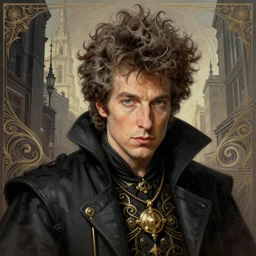 a portrait of bob dylan as a wizard, upper half portrait, urban motifs, intricate, elegant, highly detailed, digital painting, trending on artstation, concept art, smooth sharp focus, illustration, art by artgerm and greg rutkowski