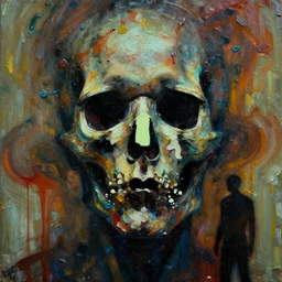 the face of death, oil caustics, film still from the movie directed by denis villeneuve and david cronenberg with art direction by wayne d barlowe and h. r. giger