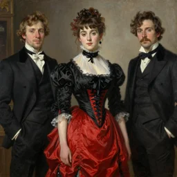 ( ( ( ( ( ( ( ( ( ( ( victorian genre painting beautiful young woman with black and red dress ) ) ) ) ) ) ) ) ) ) ) painted by solomon joseph solomon and richard schmid and jeremy lipking!!!!!!!!!!!!!!!!!!!!!!!!!!!!