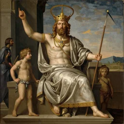Ozymandias, King of Kings, in the style of Gustave Moreau, Mantegna, 4K resolution, aesthetic, epic