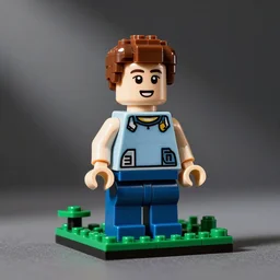 Mark Zuckerberg as a Lego figure, LEGO photo, photography,
