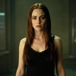 a film portrait still of rachel mcadams in the matrix, gritty cyberpunk atmosphere. realism, cinematic lighting, beautiful gothic fantasy photorealistic, 4 k. 8 mm. grainy. panavision.