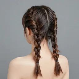 girl with plaits, back view, by serge marshennikov, jeremy lipking, joseph todorovitch