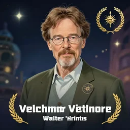 Walter White, photorealistic, magical atmosphere, Gthl.art, genshin impact, studio ghibli. Trending on ArtStation. award winning digital artwork award.